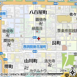 京都府京都市下京区東側町529周辺の地図