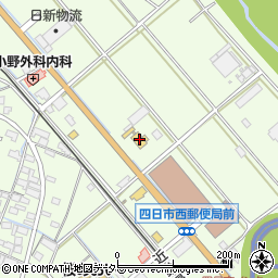 トヨタカローラ三重四日市桜店周辺の地図