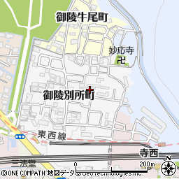 京都華頂大華頂短大山科寮周辺の地図