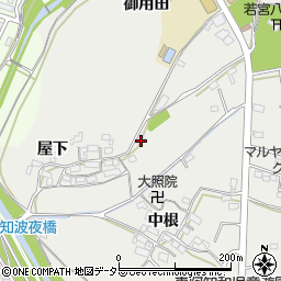 愛知県岡崎市西阿知和町御用田83周辺の地図