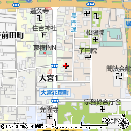 京都府京都市下京区柿本町595-180周辺の地図