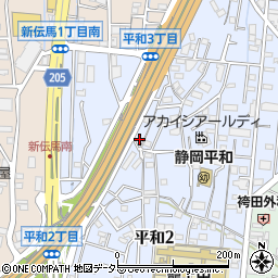 しずおか地域支援ネット（ＮＰＯ法人）　障害児・障害者相談事業周辺の地図