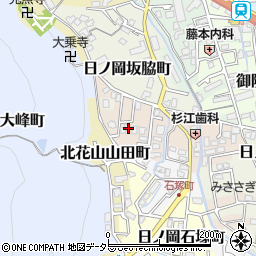 京都府京都市山科区日ノ岡ホッパラ町15周辺の地図