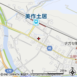岡山県美作市土居344周辺の地図