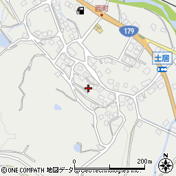 岡山県美作市土居2331周辺の地図