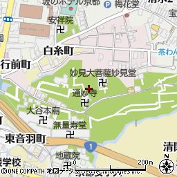 京都府京都市東山区五条橋東周辺の地図