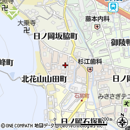 京都府京都市山科区日ノ岡ホッパラ町23-5周辺の地図