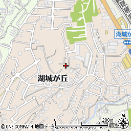 滋賀県大津市湖城が丘13-3周辺の地図