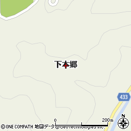 兵庫県佐用郡佐用町下本郷周辺の地図