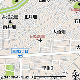 愛知県安城市里町大道畑25周辺の地図