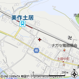 岡山県美作市土居330-2周辺の地図