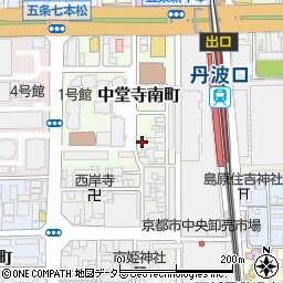 京都府京都市下京区中堂寺南町10-17周辺の地図