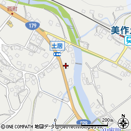 岡山県美作市土居2333-1周辺の地図