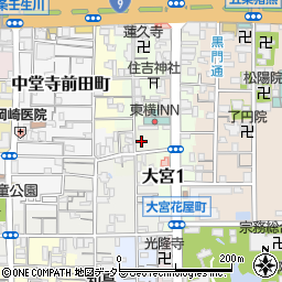 京都府京都市下京区丹波街道町310周辺の地図