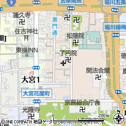 京都府京都市下京区柿本町595-22周辺の地図