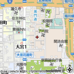 京都府京都市下京区柿本町595-195周辺の地図