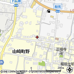 兵庫県宍粟市山崎町野151周辺の地図