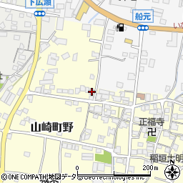 兵庫県宍粟市山崎町野151周辺の地図