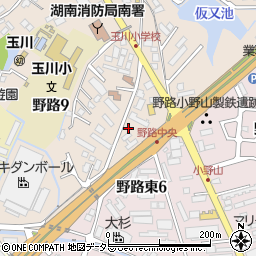 滋賀県草津市野路9丁目9周辺の地図