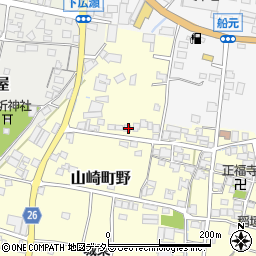 兵庫県宍粟市山崎町野419周辺の地図