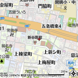 京都府京都市東山区芳野町周辺の地図