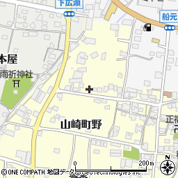 兵庫県宍粟市山崎町野416周辺の地図