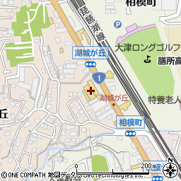 滋賀日産自動車大津店周辺の地図