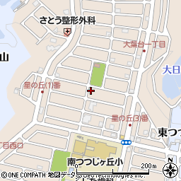 京都府亀岡市南つつじケ丘大葉台周辺の地図