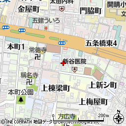 京都府京都市東山区石垣町東側周辺の地図
