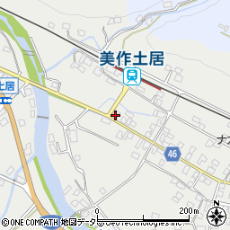 岡山県美作市土居359周辺の地図