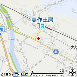 岡山県美作市土居360周辺の地図