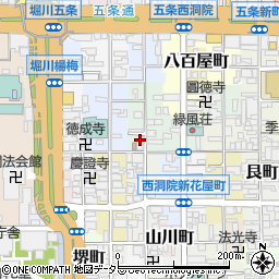 京都府京都市下京区天使突抜四丁目477周辺の地図