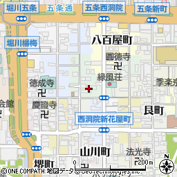 京都府京都市下京区天使突抜四丁目475周辺の地図