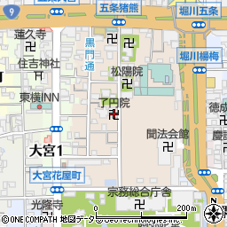 京都府京都市下京区柿本町668-1周辺の地図