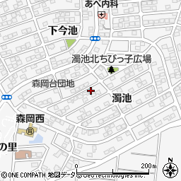 愛知県知多郡東浦町森岡下今池5-73周辺の地図