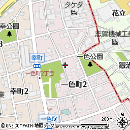 愛知県刈谷市一色町周辺の地図