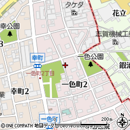 愛知県刈谷市一色町周辺の地図