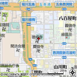 京都府京都市下京区卜味金仏町181周辺の地図
