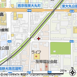 京都府京都市右京区西京極畔勝町9周辺の地図