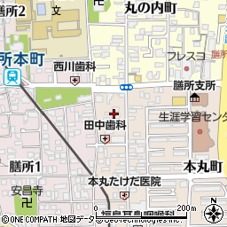 大養寺周辺の地図