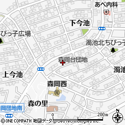 愛知県知多郡東浦町森岡下今池5-8周辺の地図