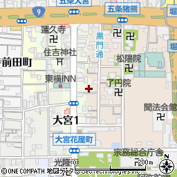 京都府京都市下京区柿本町595-50周辺の地図