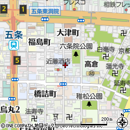 コンセプト六条院公園パーキング周辺の地図