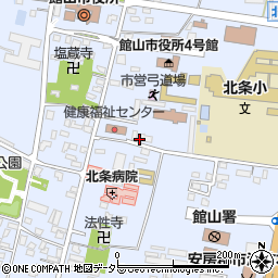 千葉県出先機関　総務部・館山県税事務所周辺の地図