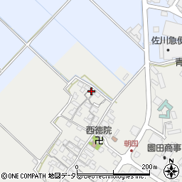 滋賀県湖南市朝国581周辺の地図