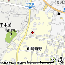 兵庫県宍粟市山崎町野413周辺の地図