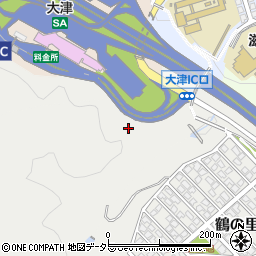 滋賀県大津市松本本宮町周辺の地図