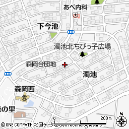 愛知県知多郡東浦町森岡下今池5-33周辺の地図