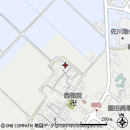 滋賀県湖南市朝国580周辺の地図