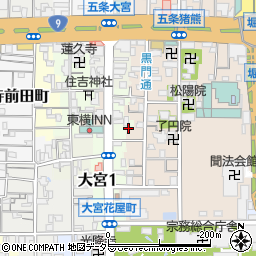 京都府京都市下京区柿本町595-27周辺の地図